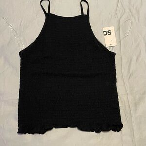 Women’s Smocked High Neck Tank - SO - Size Large